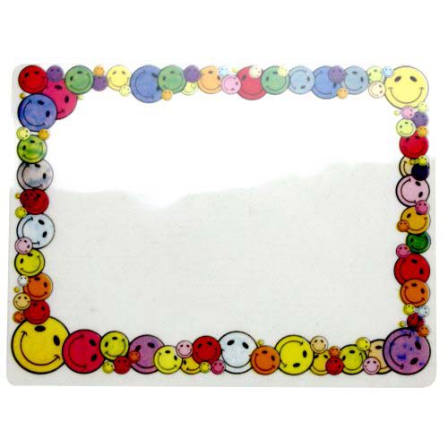 Pizzazz Pouch 9" x 11.5" Fun Frames Assortment-24 pk