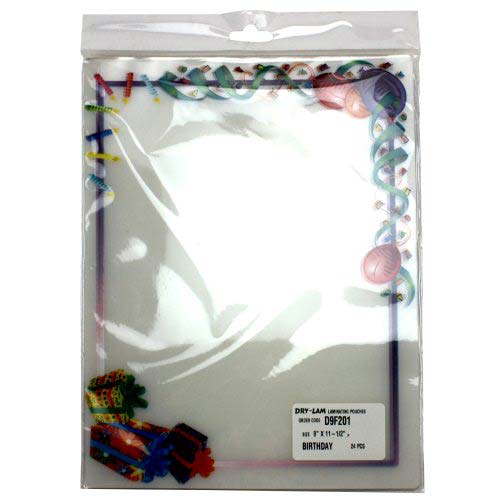 Pizzazz Pouch 9" x 11.5" Fun Frames Birthday Pack-24 pk