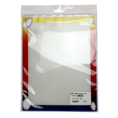 Pizzazz Pouch 9" x 11.5" Fun Frames Rainbow Pack-24 pk