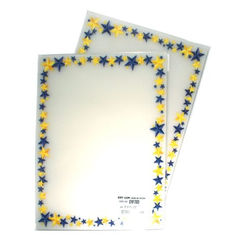 Pizzazz Pouch 9" x 11.5" Fun Frames Stars Pack-24 pk
