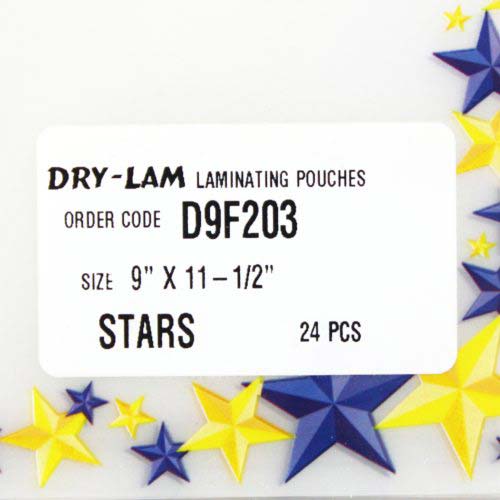 Pizzazz Pouch 9" x 11.5" Fun Frames Stars Pack-24 pk
