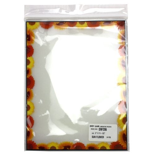 Pizzazz Pouch 9" x 11.5" Fun Frames Sun Flower Pack-24 pk