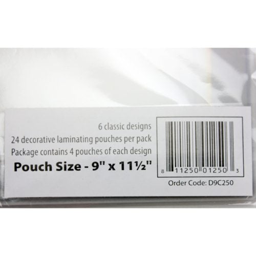 Pizzazz Pouch Classic Frames Assortment-24 pk