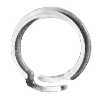 Clear Overlap Plastic Binding Rings (100/Pk)