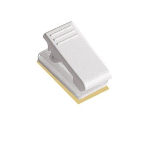 Plastic Pressure-Senstive Clips with Ribbed Thumb-Grips - 100pk