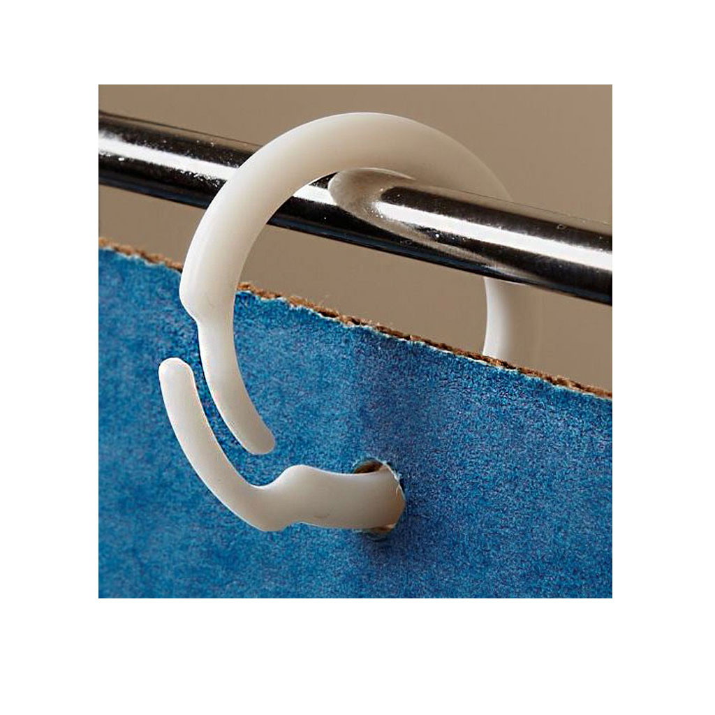 Clear Overlap Plastic Binding Rings (100/Pk)