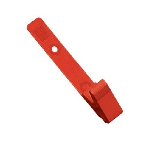 Plastic Straps with Knurled Thumb-Grip Clips - 100pk