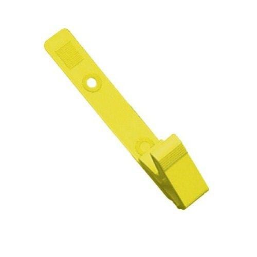 Plastic Straps with Knurled Thumb-Grip Clips - 100pk