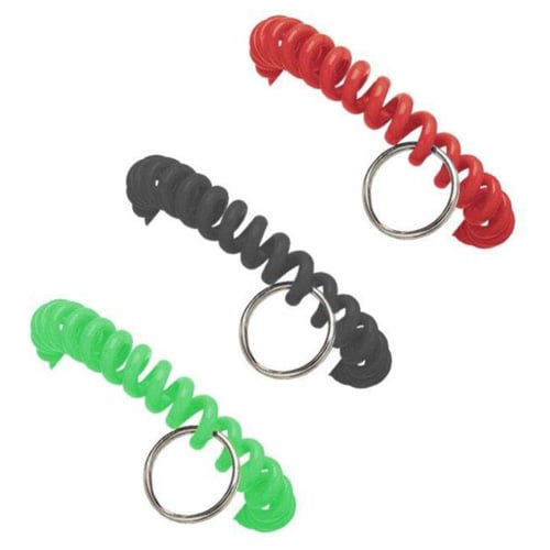 Plastic Wrist Coils with Nickel-Plated Split Ring - 250pk