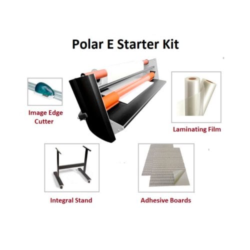 Polar E 55" Electric Cold Mount Roll Laminator Starter Kit