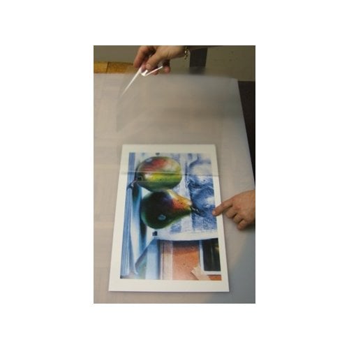 Polar Pressure Sensitive Gator Pouch Boards - 24" x 36.5" Matte White 10pk