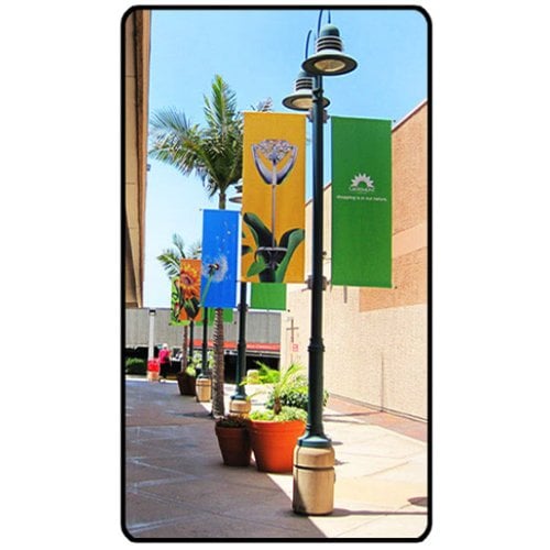30" Fiber-Glass Pole Banner Double Kit