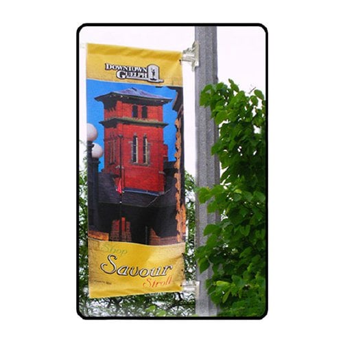 36" Fiber-Glass Pole Banner Single Kit