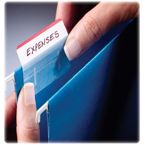 Post-it 1" x 1.5" Assorted Write-On Durable Filing Tabs - 66pk (Red/Blue/Green)