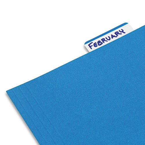 Post-It 2" x 1.5" Tab Blue Durable Filing Tabs - 50pk