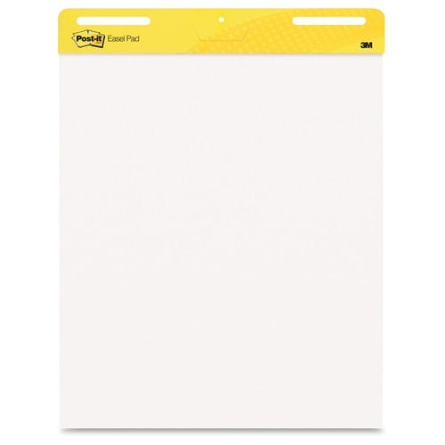 Post-it 25" x 30" White Self-Stick Easel Pad