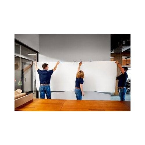 Post-it 50' x 4' Flex Write Surface for Dry-Erase and Permanent Marker (1 Roll) - FWS50X4