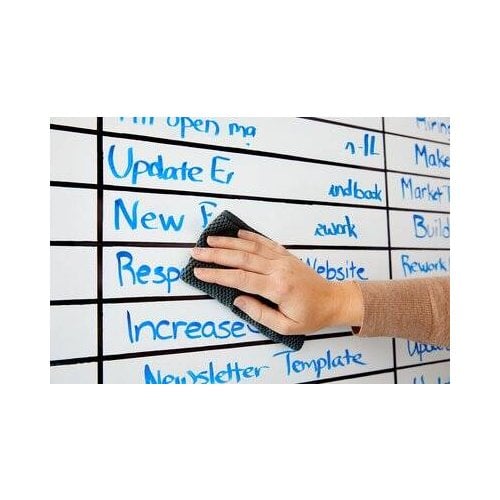 Post-it 50' x 4' Flex Write Surface for Dry-Erase and Permanent Marker (1 Roll) - FWS50X4