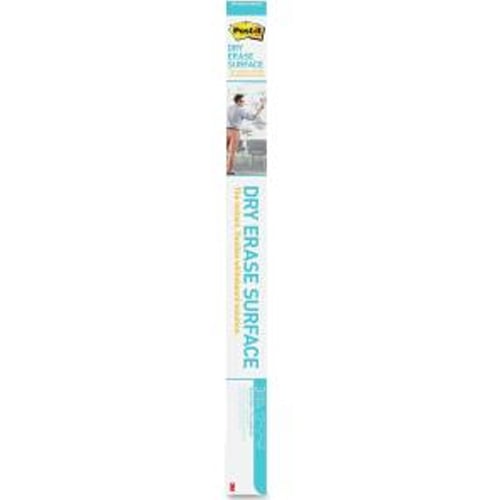 Post-It Dry-Erase Surface 48" x 96" White Film Roll (Discontinued)