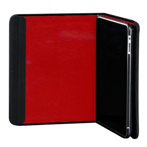 Powis Black Alligator with Red Interior Leather iCase