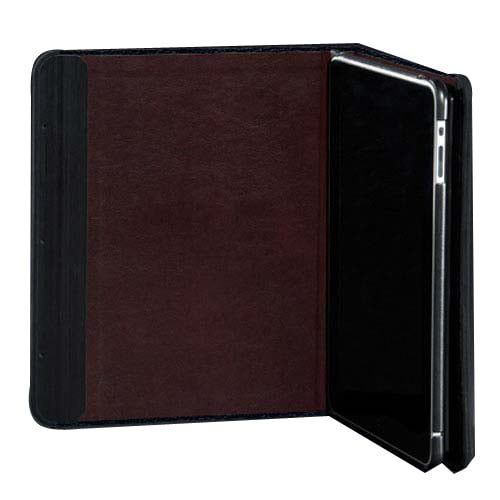 Powis Black Medium Grain with Brown Interior iCase