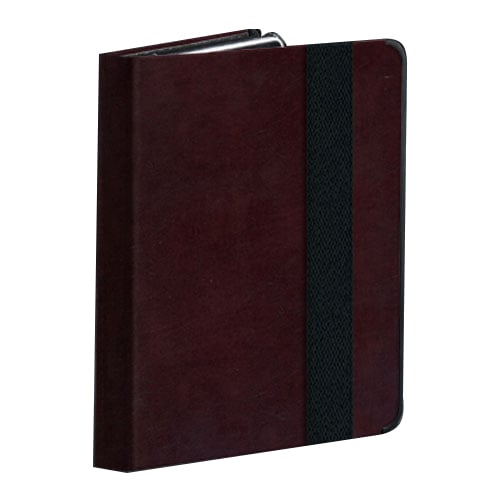Powis Burgundy Light Grain Leather iCase