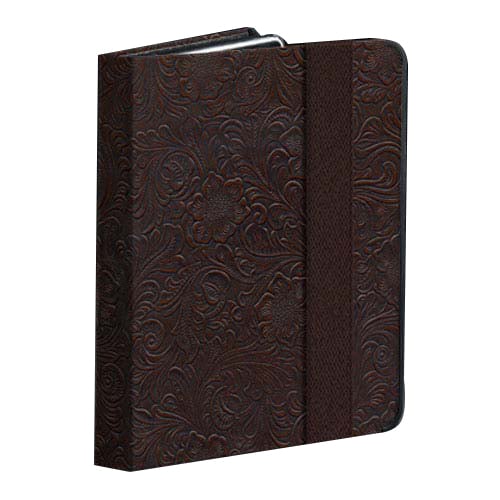 Powis Copper Floral Premium Leather iCase