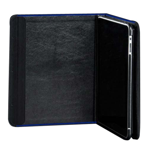 Powis Malibu Blue Light Grain Leather iCase