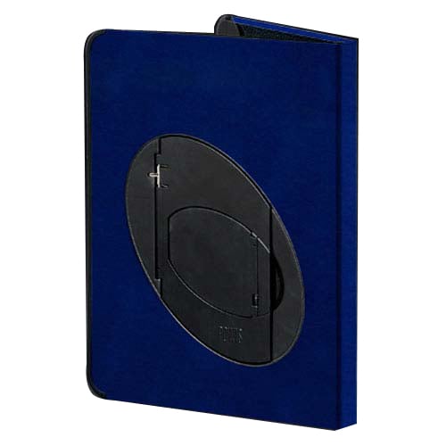 Powis Malibu Blue Light Grain Leather iCase