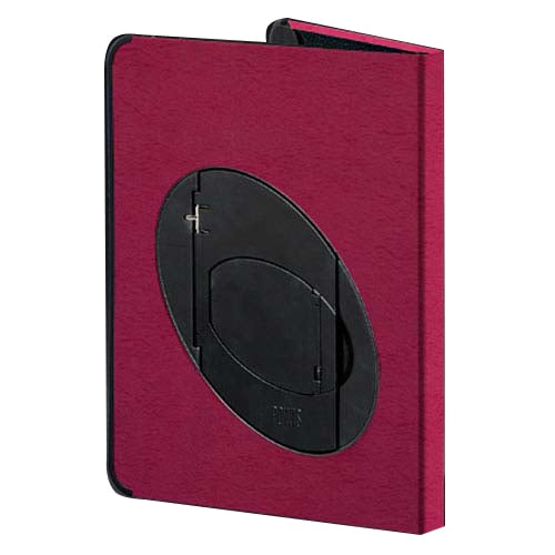 Powis Raspberry Light Grain Leather iCase