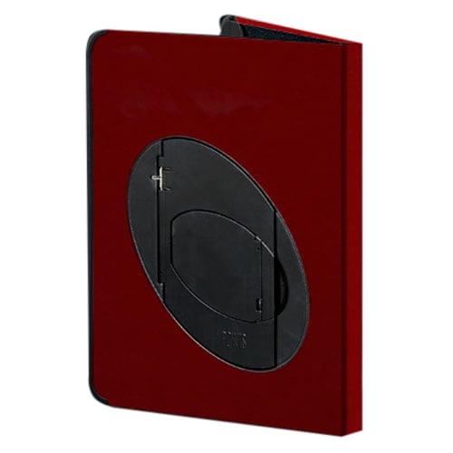 Powis Red Light Grain Leather iCase