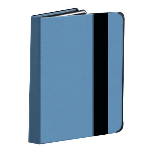 Powis Surf Blue Light Grain Leather iCase