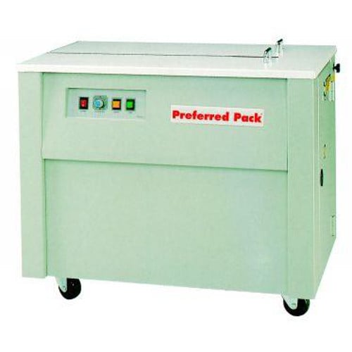 Preferred Pack SP-1 Semi-Automatic Table Top Strapping Machine with Closed Cabinet