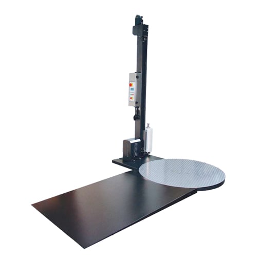 Preferred Pack PP-981 LP Low Profile Pallet Stretch Wrapper with Loading Ramp