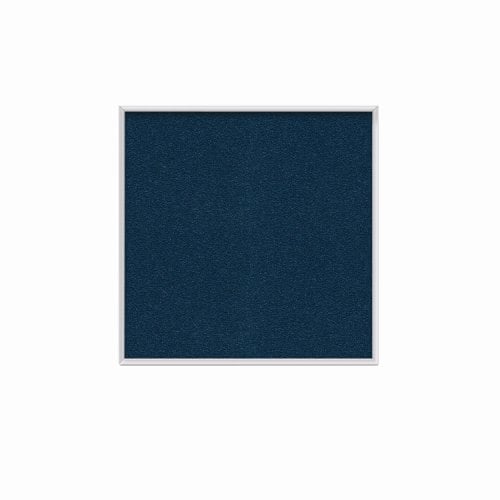 PremaTak 4'x4' Aluminum Frame Vinyl Tackboard - Navy