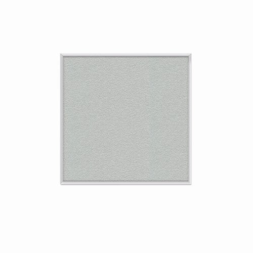 PremaTak 4'x4' Aluminum Frame Vinyl Tackboard - Silver