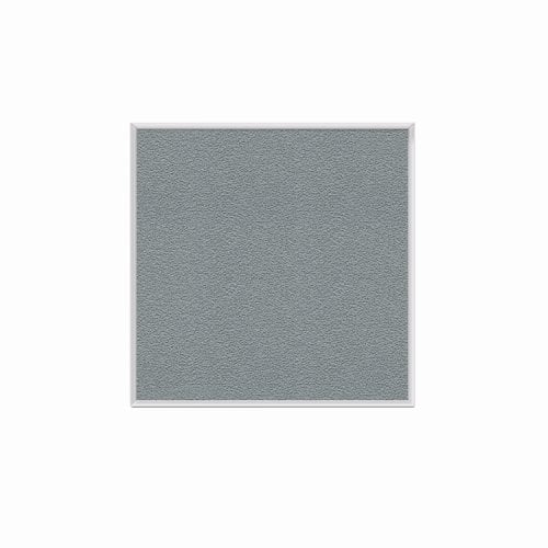 PremaTak 4'x4' Aluminum Frame Vinyl Tackboard - Stone