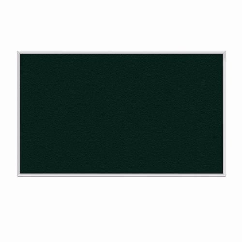 PremaTak 4'x5' Aluminum Frame Vinyl Tackboard - Ebony