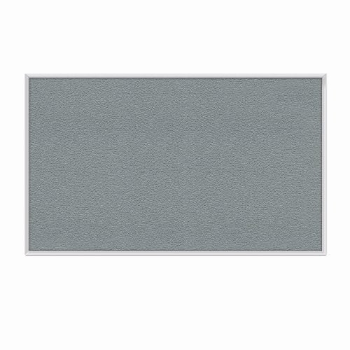 PremaTak 4'x5' Aluminum Frame Vinyl Tackboard - Stone