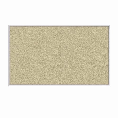 PremaTak Aluminum Frame Vinyl Tackboard - Caramel