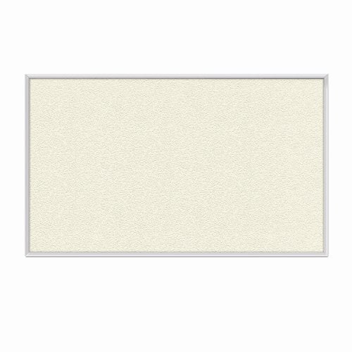 PremaTak Aluminum Frame Vinyl Tackboard - Ivory