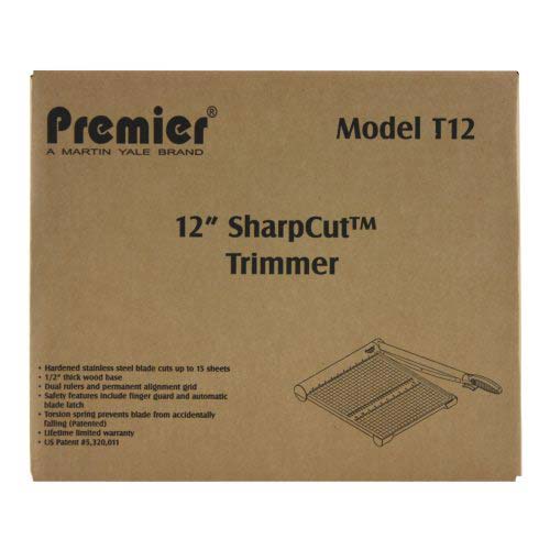 Premier T12 SharpCut 12 Inch Guillotine Paper Trimmer