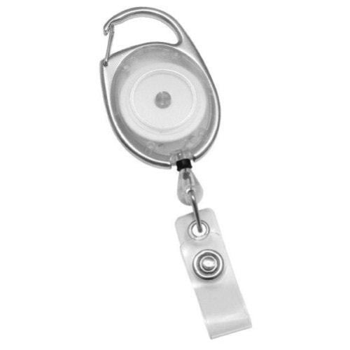 Premier Translucent Carabiner Style Badge Reel