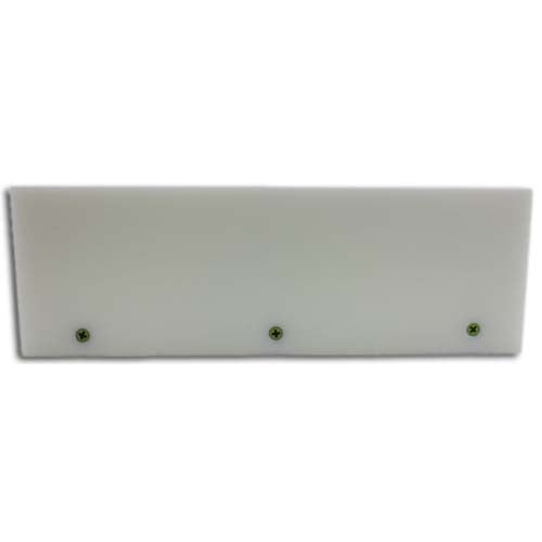 Premium 12 Inch White Paper Cutter Jogging Block - 4 Inch High