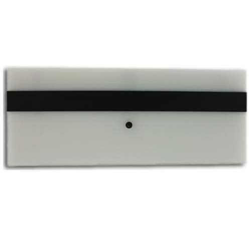 Premium 12 Inch White Paper Cutter Jogging Block - 4 Inch High