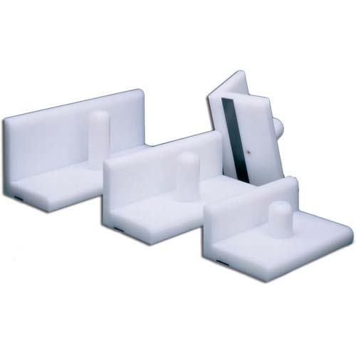 Premium 16 Inch White Paper Cutter Jogging Block - 5 Inch High