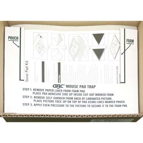 Premium GBC HeatSeal Premium Mouse Pad Kits 25pk - 3745174
