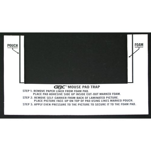 Premium GBC HeatSeal Premium Mouse Pad Kits 25pk - 3745174