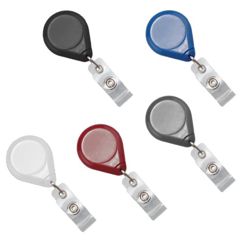 Premium Twist-Free Badge Reels With Belt Clips - 25pk
