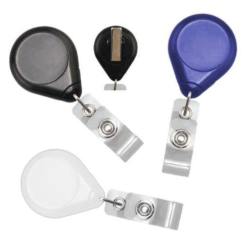 Premium Twist-Free Badge Reels With Swivel Clips - 25pk